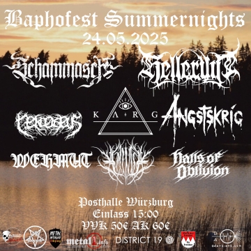 Flyer Baphofest Summernights 2025