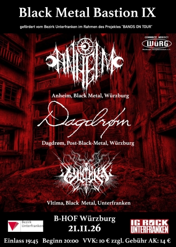Flyer Black Metal Bastion IX