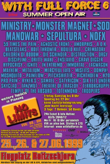 Flyer With Full Force 1999