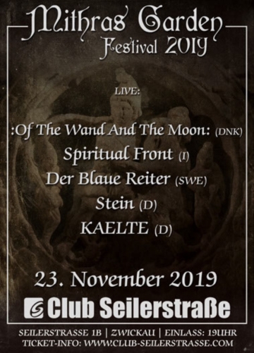 Flyer Mithras Garden Festival 2019