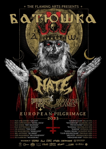 Flyer Batushka w/ Hate + Support