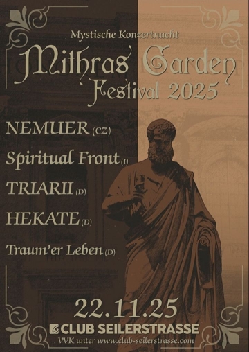 Flyer Mithras Garden Festival 2025