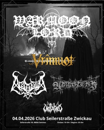 Flyer Hell Unleashed: Warmoon Lord w/ Vrimuot & Ars Goatia & Amystery