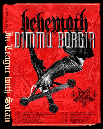 Flyer Behemoth w/ Dimmu Borgir & Dark Funeral