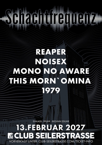 Flyer Schachtfrequenz Festival 2027