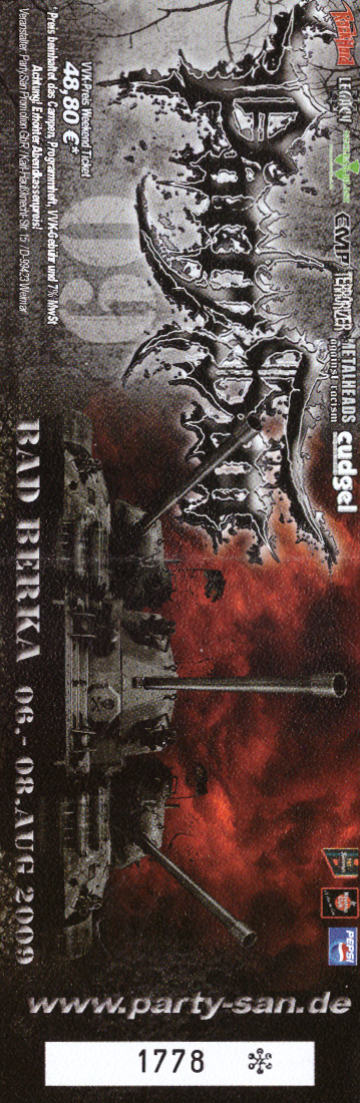 Ticket Party.San Open Air 2009