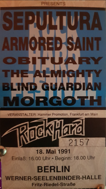 Ticket Rock Hard
