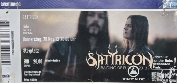Ticket Satyricon - Raiding of Europe 2013