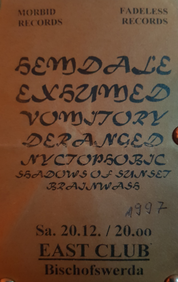 Ticket Hemdale w/ Exhumed & Vomitory