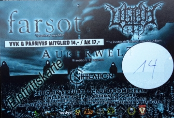 Ticket Ultha, Farsot, Außerwelt