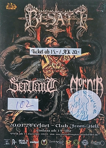 Ticket Besatt w/ Nornir & Servant