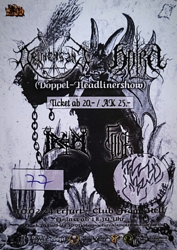 Ticket Drudensang w/ Horn & Silent Leges Inter Arma & Irem