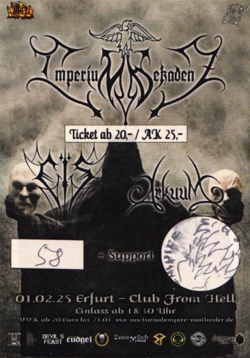 Ticket Imperium Dekadenz w/ Eis & Arkuum & Zeit