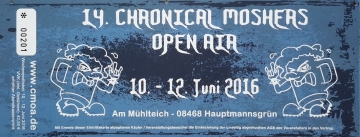 Ticket Chronical Moshers Open Air 2016