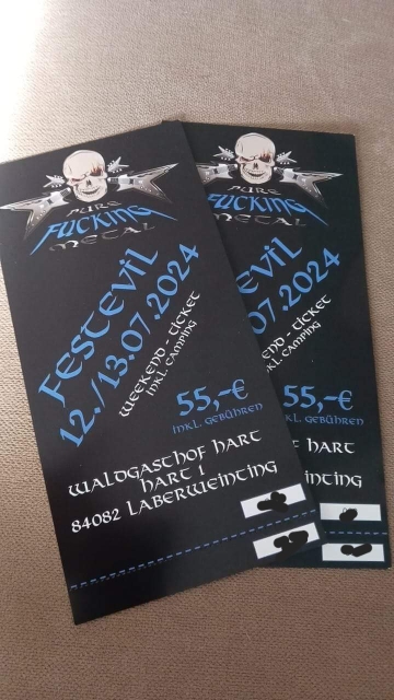 Ticket Pure Fucking Metal FestEvil 2024