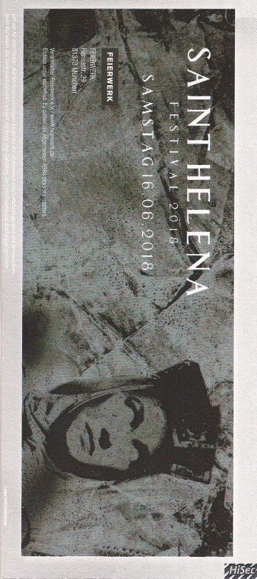 Ticket Saint Helena Festival 2018