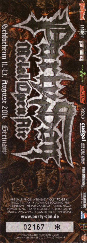Ticket Party.San Open Air 2016