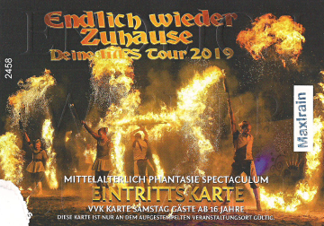 Ticket MPS 2019 - Maxlrain