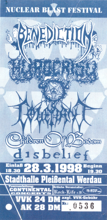 Ticket Nuclear Blast Festival