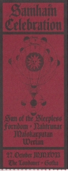 Ticket Samhain Celebration 2017