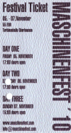 Ticket Maschinenfest 2010