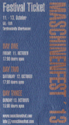 Ticket Maschinenfest 2013