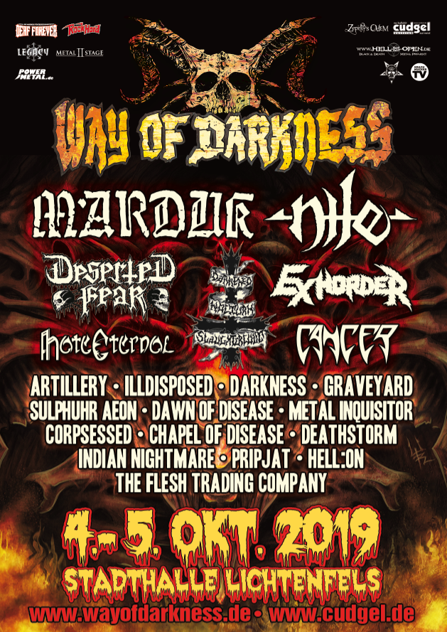 Way Of Darkness Festival 2019 Stadthalle, Lichtenfels am 04.10.2019