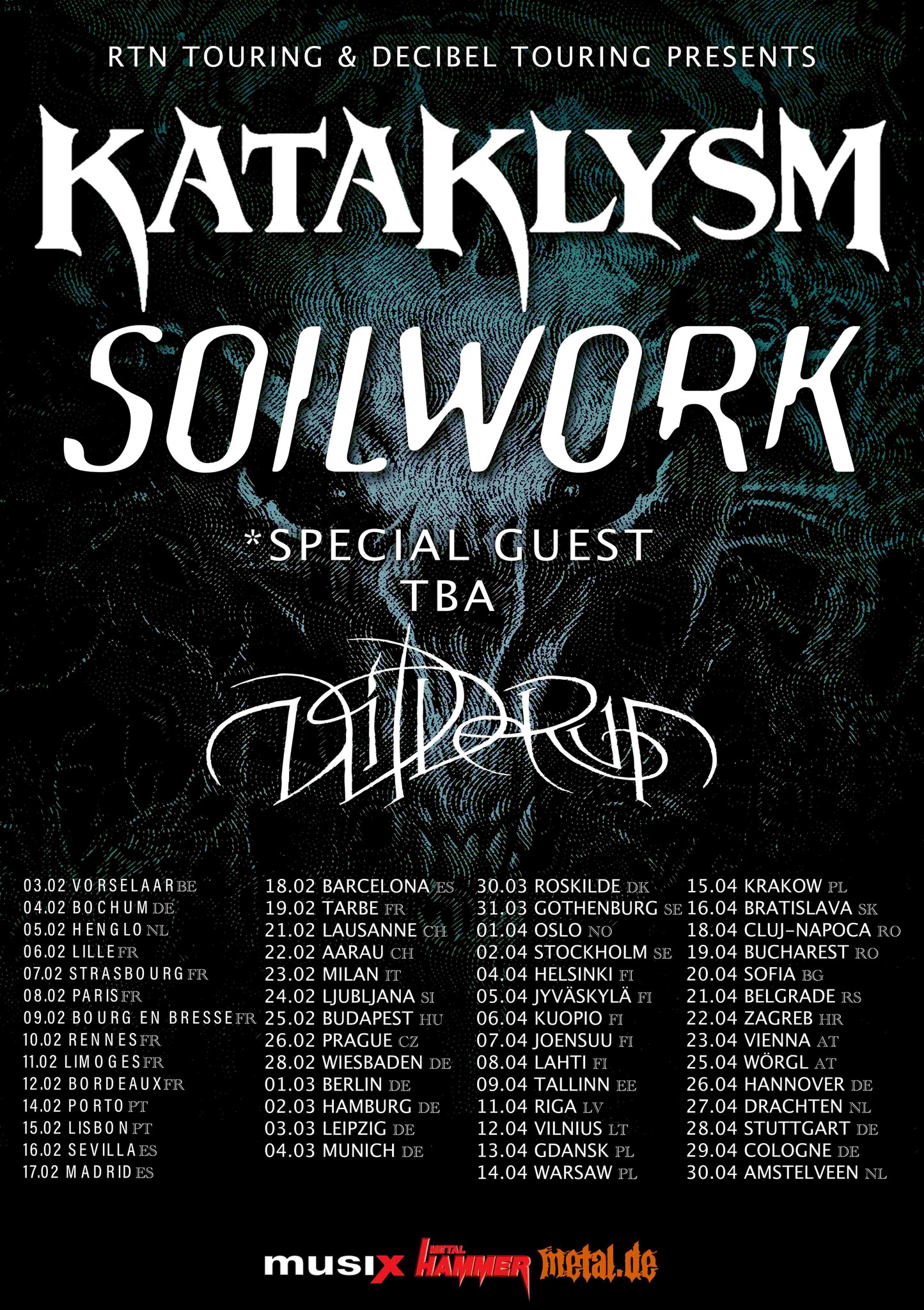 Kataklysm & Soilwork CoHeadline Tour 2023 Backstage, München am 04