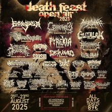 Flyer Deathfeast Open Air 2025