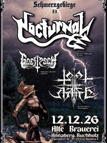 Flyer Nocturnal w/ Total Hate & Göltzsch