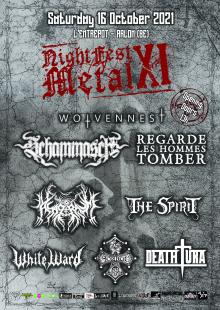 Flyer Night Fest Metal XI