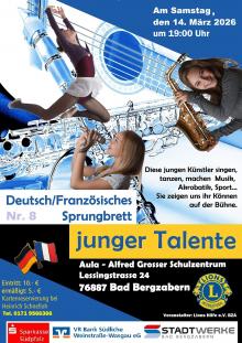 Flyer Sprungbrett Junger Talente
