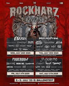 Flyer Rockharz Festival 2025