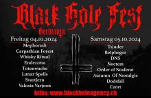 Flyer Black Hole Fest Germania