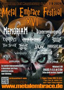 Flyer Metal Embrace Festival