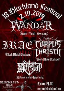 Flyer Wandar w/ Corpus Christii & Irae & Satan Worship