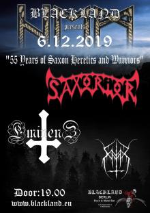 Flyer 55 Years of Saxon Heretics and Warriors