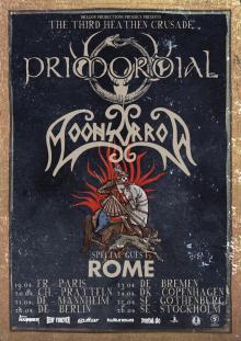 Flyer Primordial w/ Moonsorrow & ROME