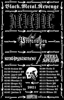 Flyer Black.Metal.Revenge - European Tour 2021
