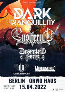 Flyer Dark Tranquillity w/ Ensiferum & Deserted Fear