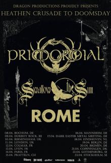 Flyer Primordial w/ Swallow The Sun & ROME