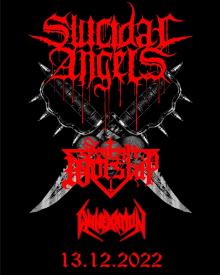 Flyer Suicidal Angels w/ Satan Worship & Annexation