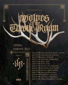 Flyer Wolves In The Throne Room - live 2023