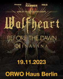 Flyer Wolfheart w/ Before The Dawn & Hinayana