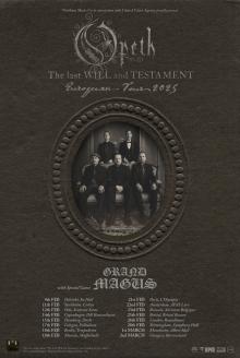 Flyer Opeth - The Last Will And Testament