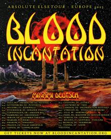 Flyer Blood Incantation w/ Minami Deutsch