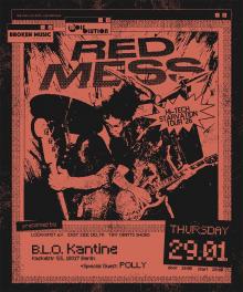 Flyer Red Mess w/ Polly