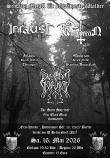 Flyer Infaust w/ Mordrean & De Som Skjelver