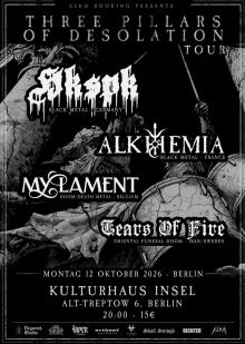 Flyer Three Pillars Of Desolation