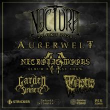 Flyer Außerwelt w/ Necrotic Woods & Tristis & Garden of Sinners